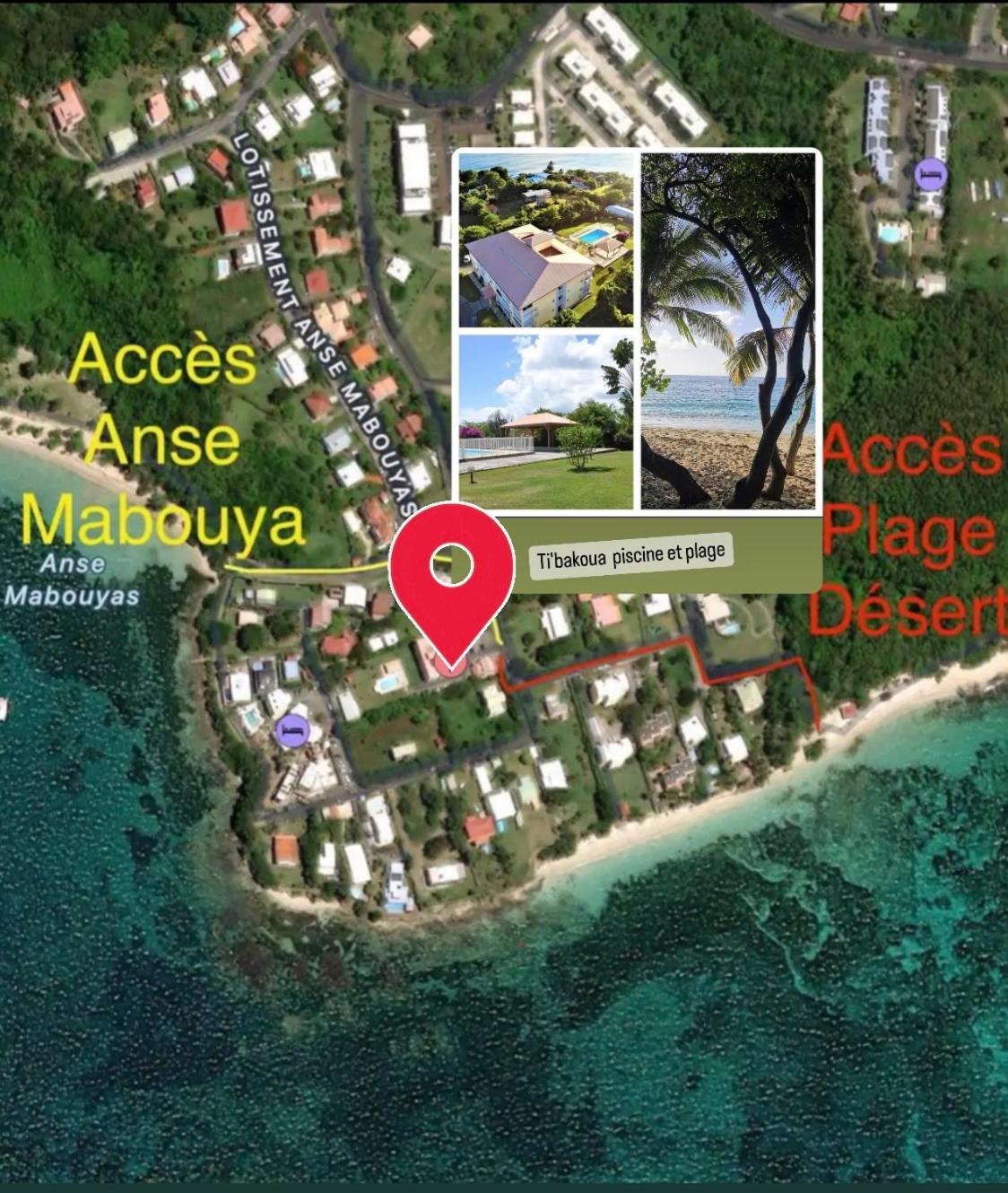 Ti'Bakoua A Sainte-Luce Plage Et Piscine Exteriér fotografie